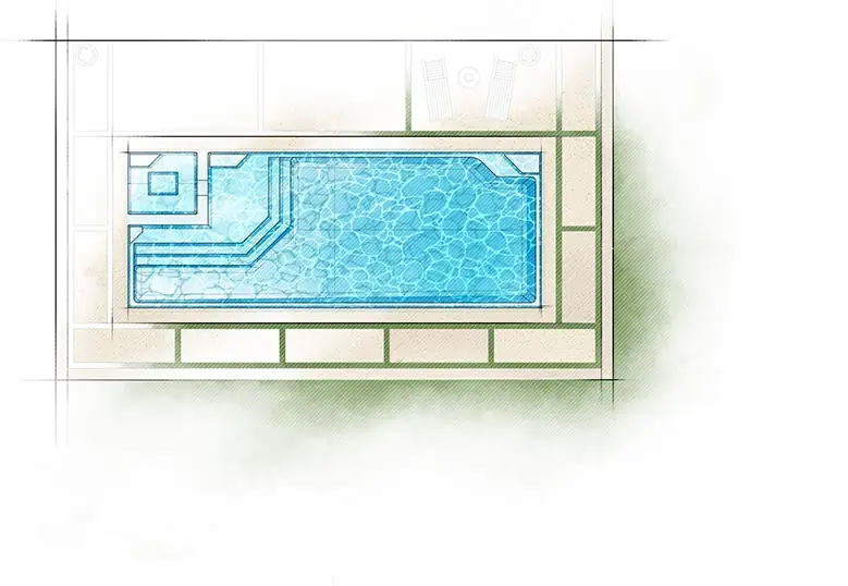 Luxe-IntroDrawing.-Aerial-779×538-1 Aviva Pools The LUXE fiberglass pool aerial view