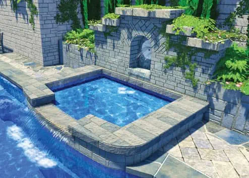 TL-C The TL-C Tanning Ledge by Aviva Pools