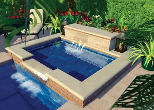 TL-R The TL-R Tanning Ledge by Aviva Pools