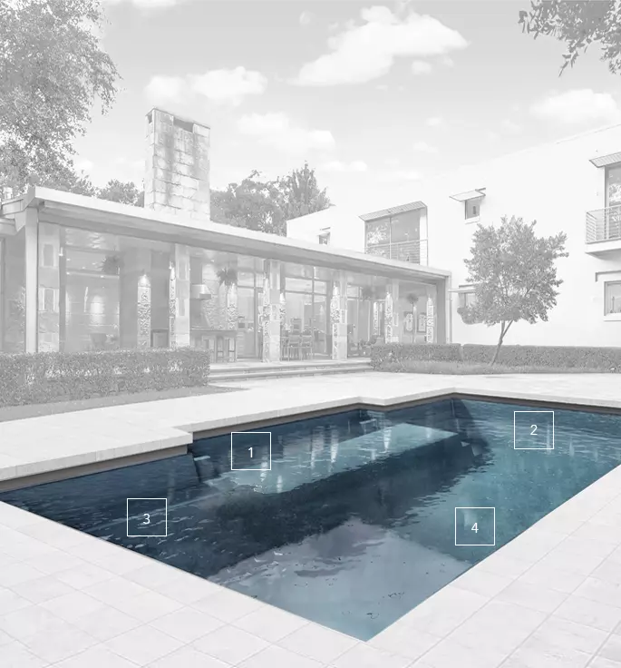 dynasty-diagram-685x736_layer0 The Dynasty fiberglass pool's range of features