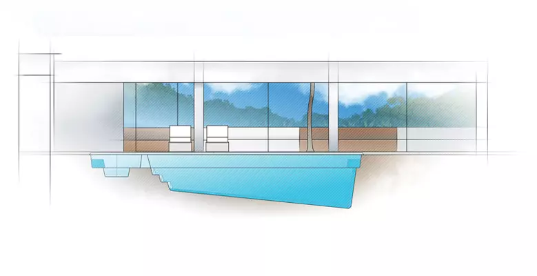 intrigue-introdrawing-profile-779×400-1 Aviva Pools The INTRIGUE fiberglass pool profile
