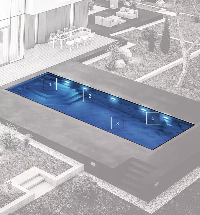 vogue-diagram-685x736_layer0 The Vogue fiberglass pool's range of features