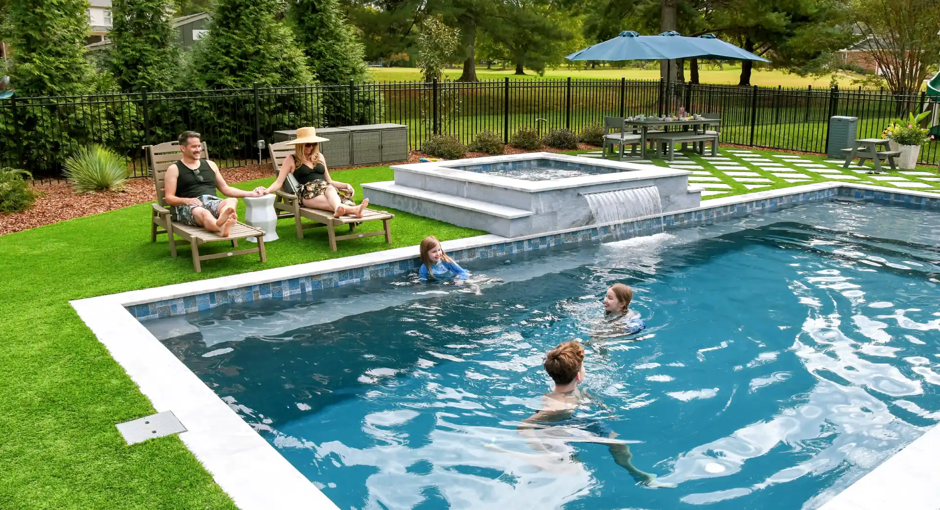 Create your own paradise at home with Aviva Pools Create your own paradise at home with Precision Fiberglass Pools