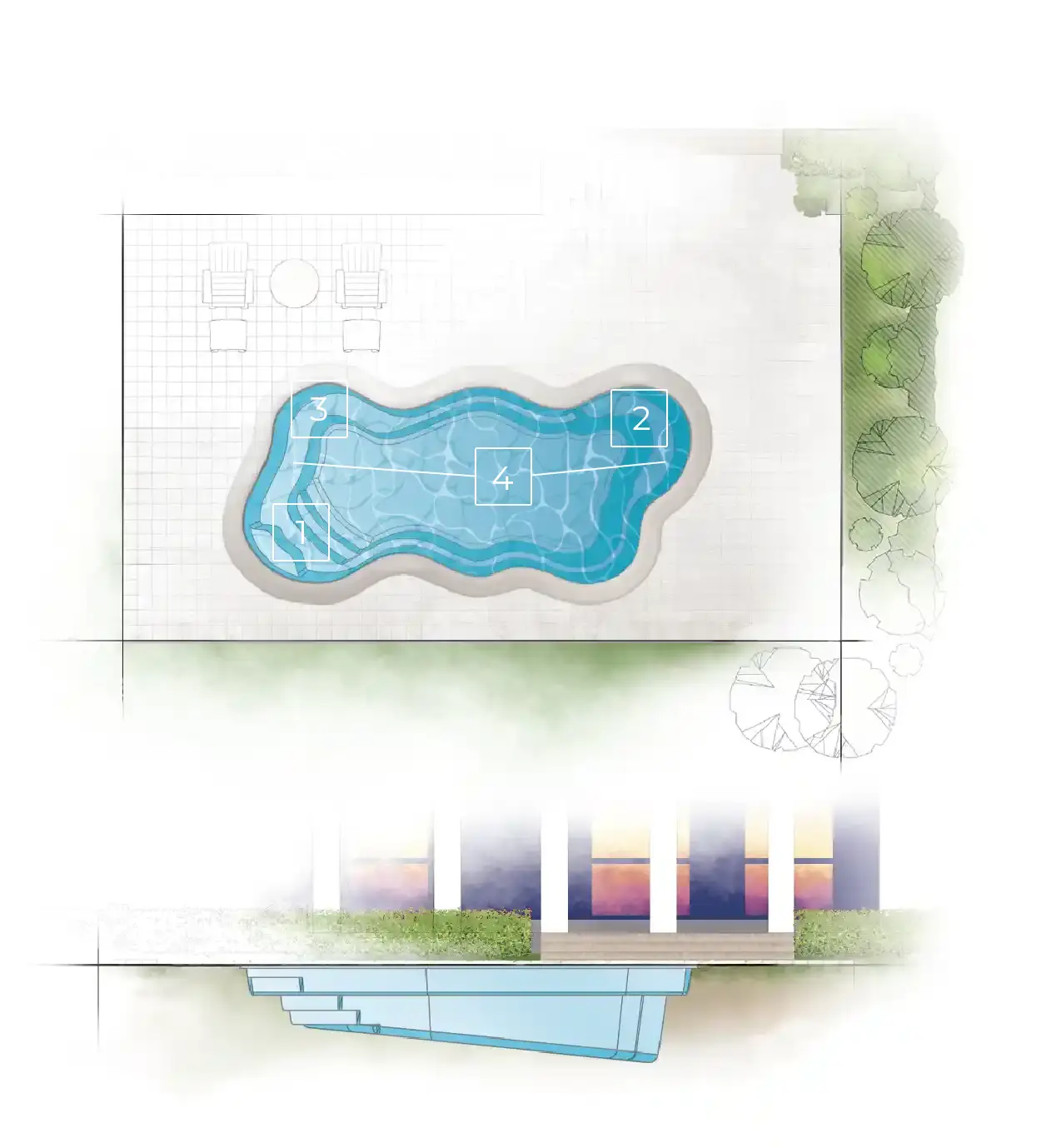 The Luma swimming pool: key features